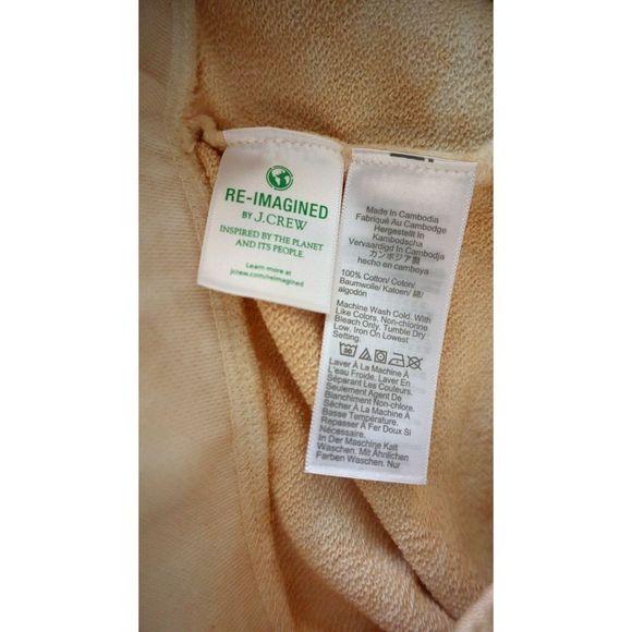 J.Crew KF4005 Women's Sz Medium, Peach Tie Dye Jogger Sweatpants $75 - Picture 6 of 8